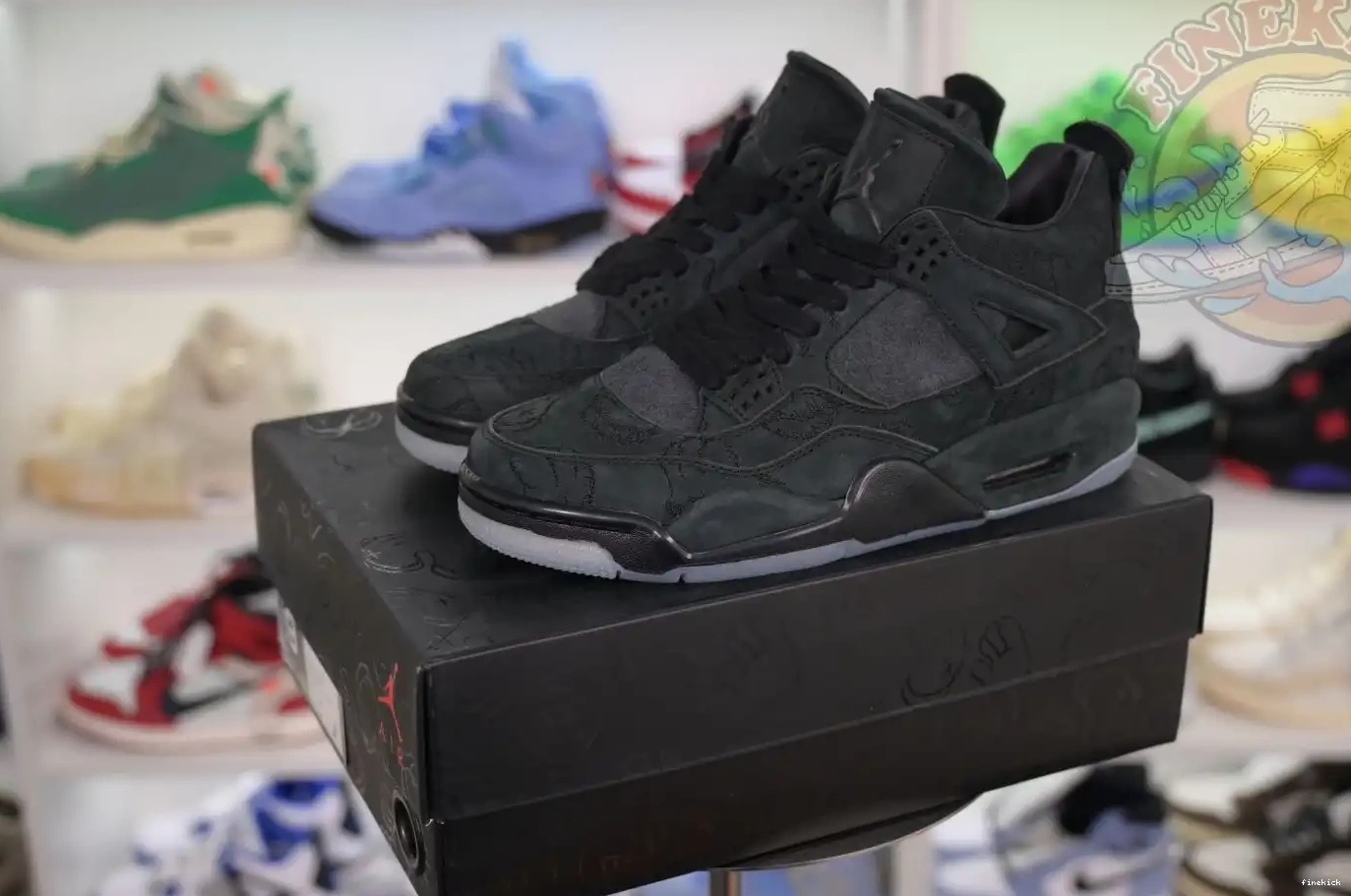 black Jordan Air Jordan kaws 4 0320