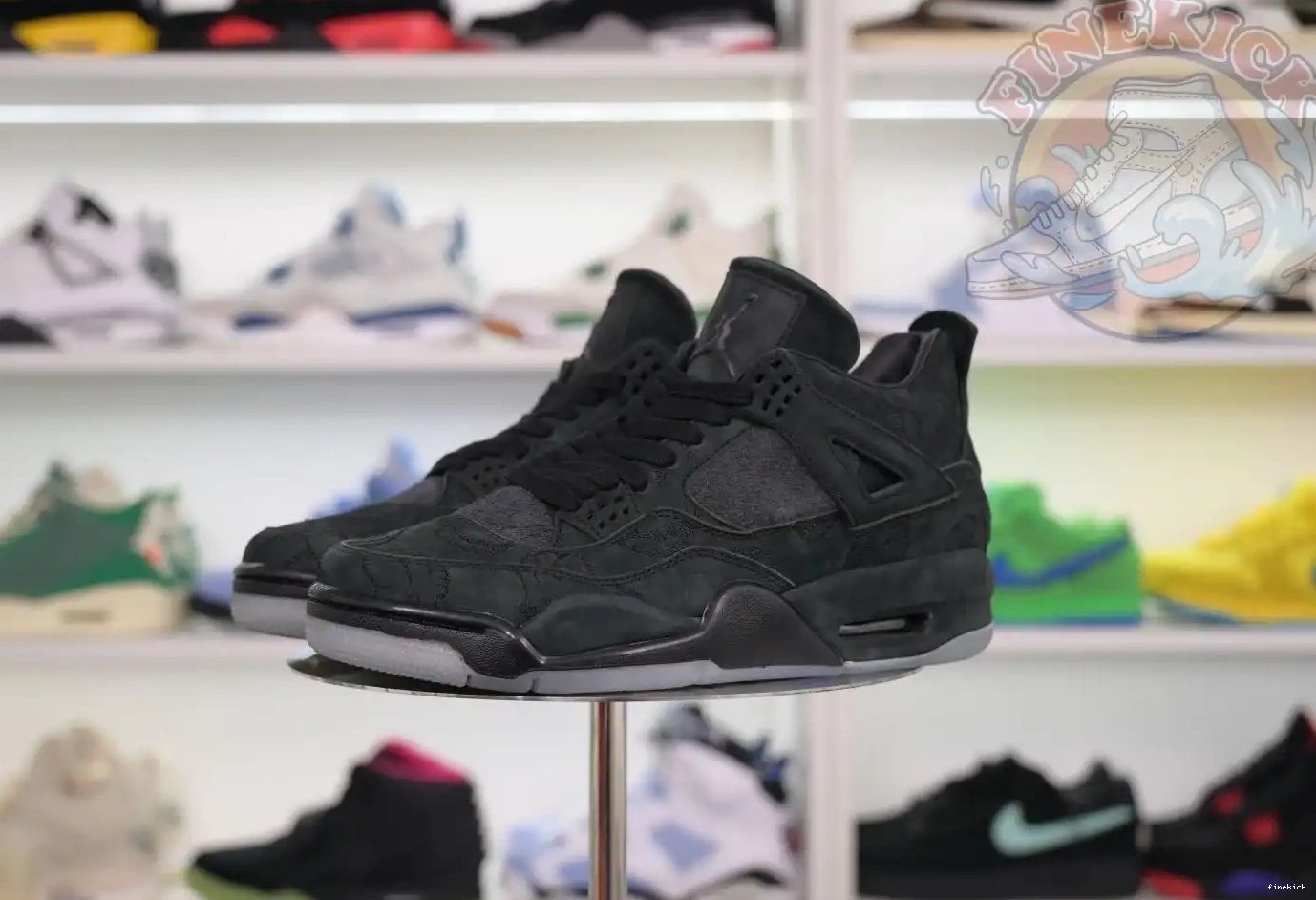 black Jordan Air Jordan kaws 4 0320