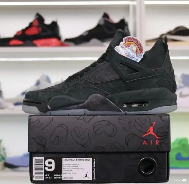 black Jordan Air Jordan kaws 4 0320