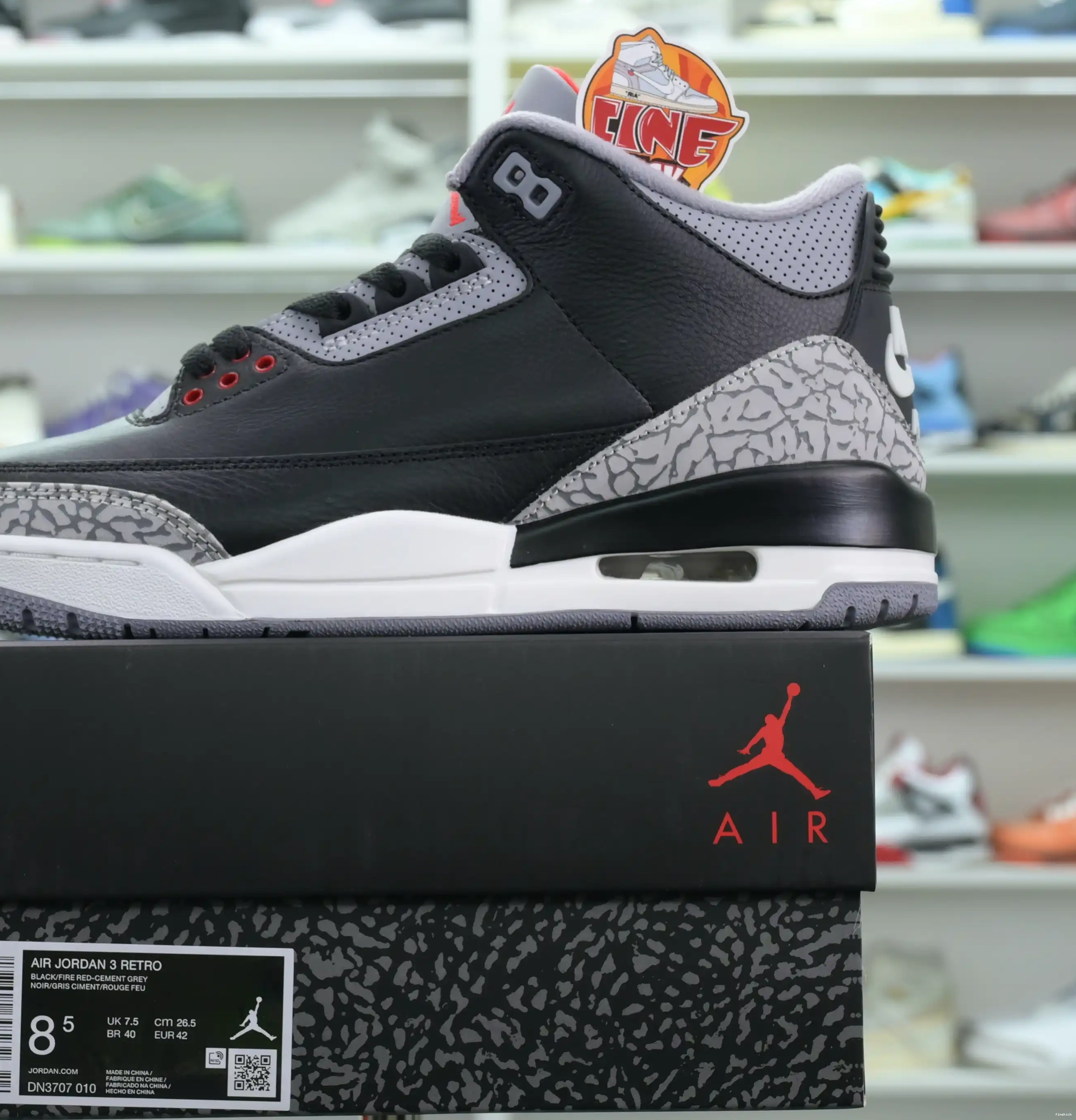 Cement Reimagined” 3“Black Jordan Air 0319