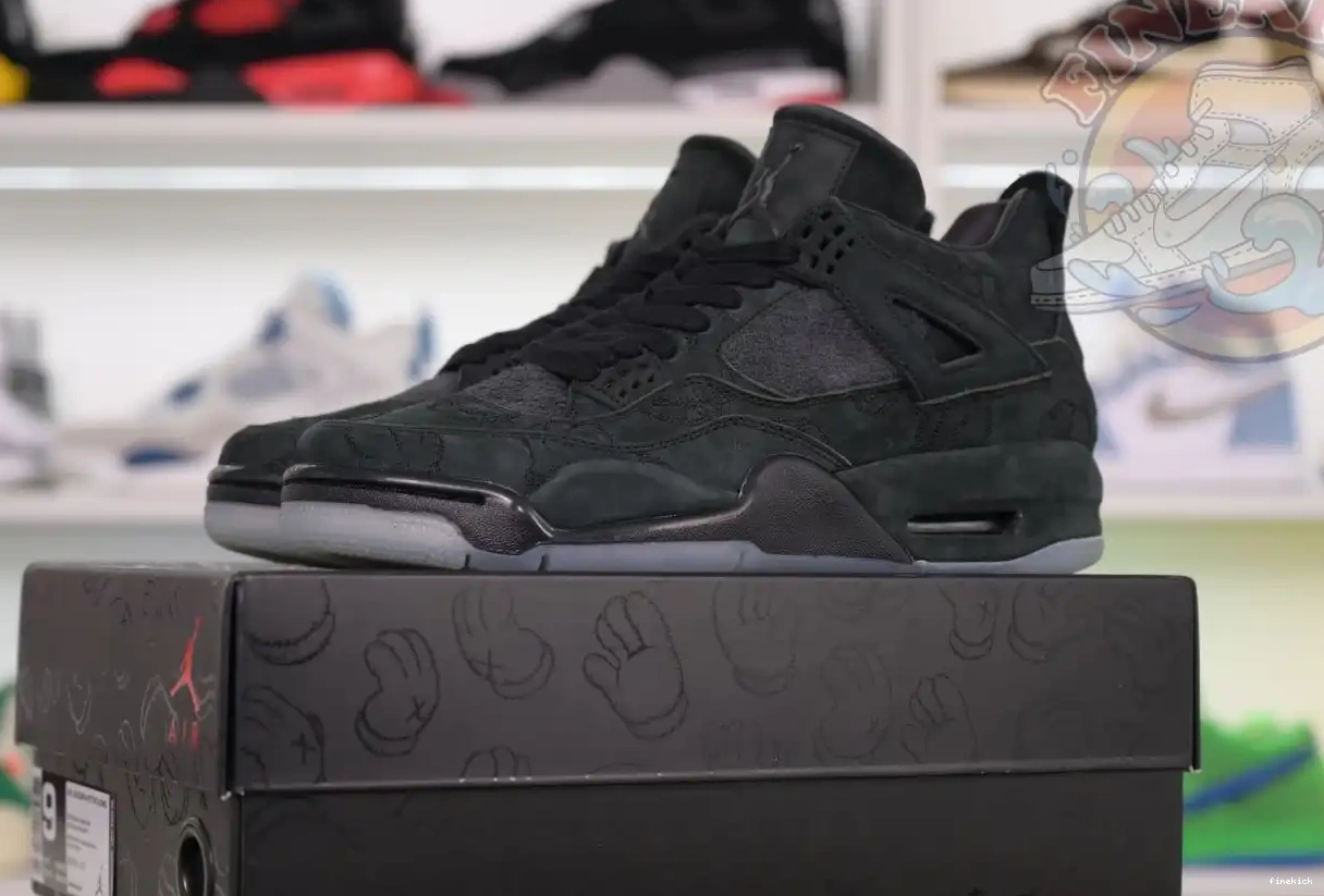 black Jordan Air Jordan kaws 4 0320